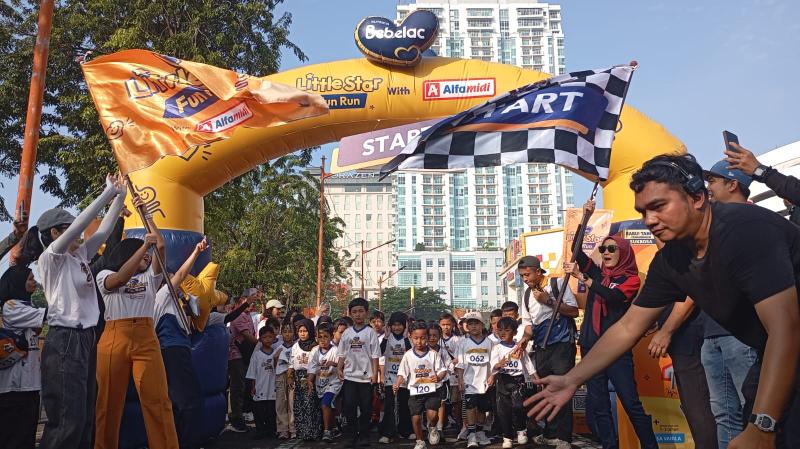 Bebelac dan Alfamidi Gelar Fun Run untuk 700 Anak di Surabaya