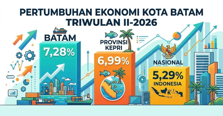 Pertumbuhan Ekonomi Batam 7,28% Lampaui Kepri dan Nasional